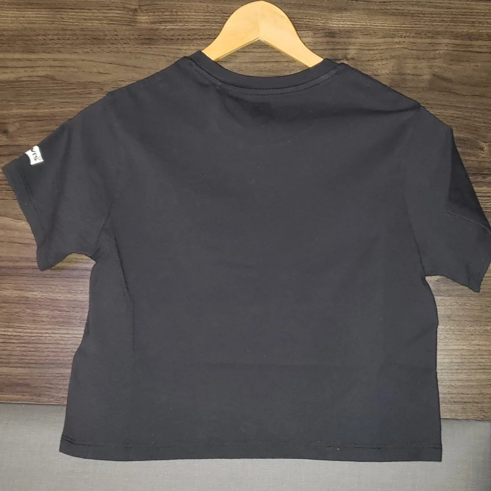 Levi's Cropped Jordie T-Shirt Rainbow Caviar - XS - Picture 3 of 5